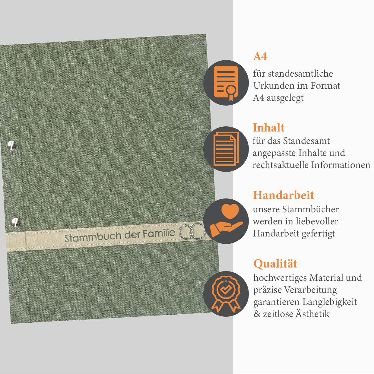 Stammbuch Khaki