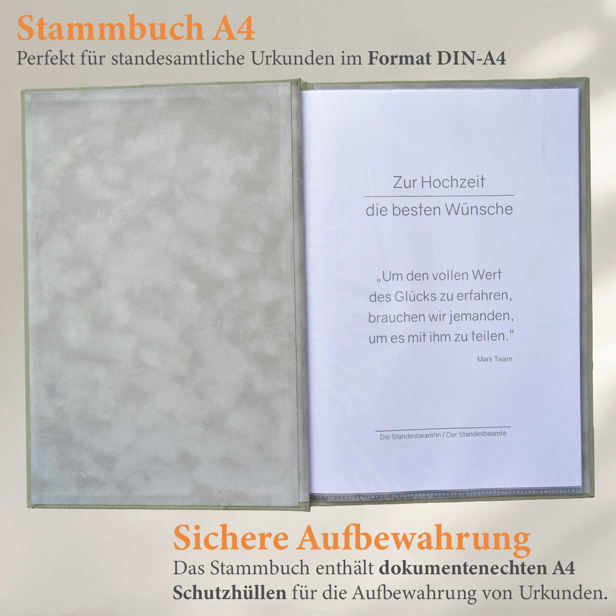 Stammbuch Khaki