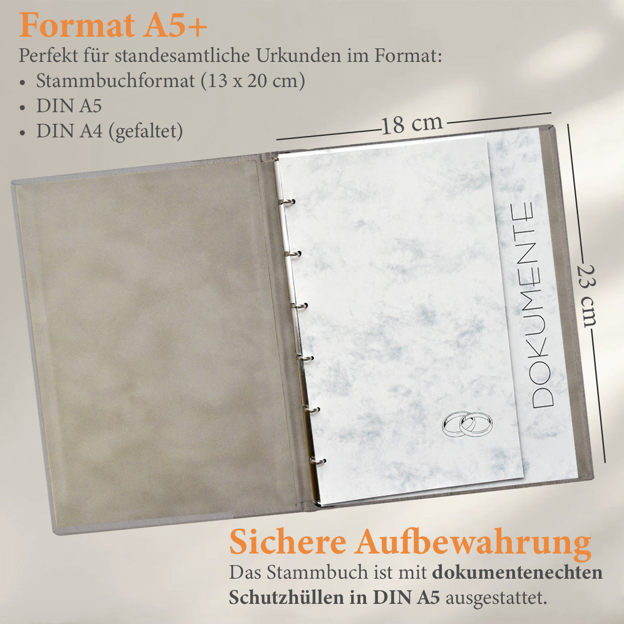 Personalisiertes Stammbuch - Schmetterling (A5+)