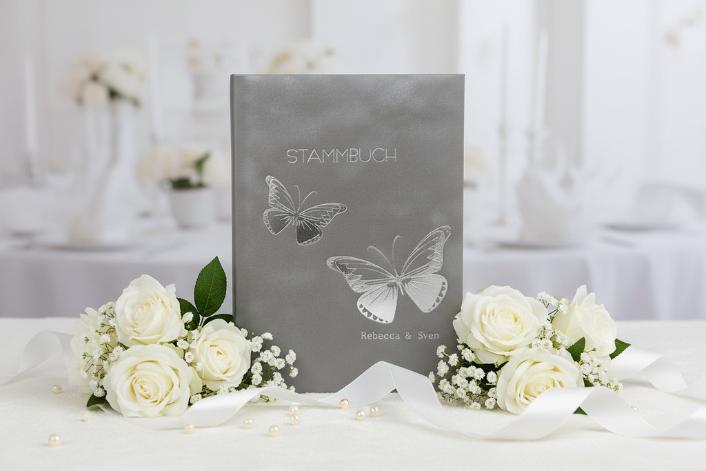 Personalisiertes Stammbuch - Schmetterling