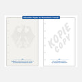 Sicherheitspapier-/Urkundenpapier mit Adler | 130 x 200 mm | 6-fach-lochung