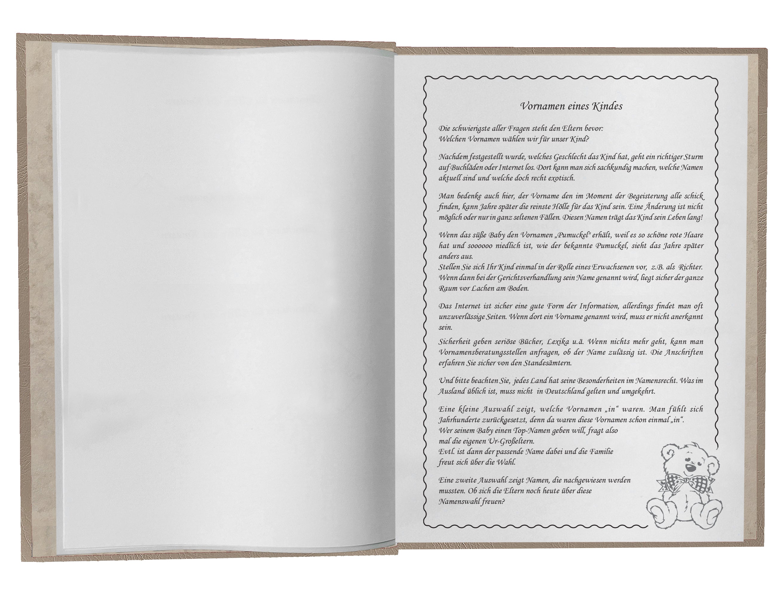 Baby-Stammbuch | Benny