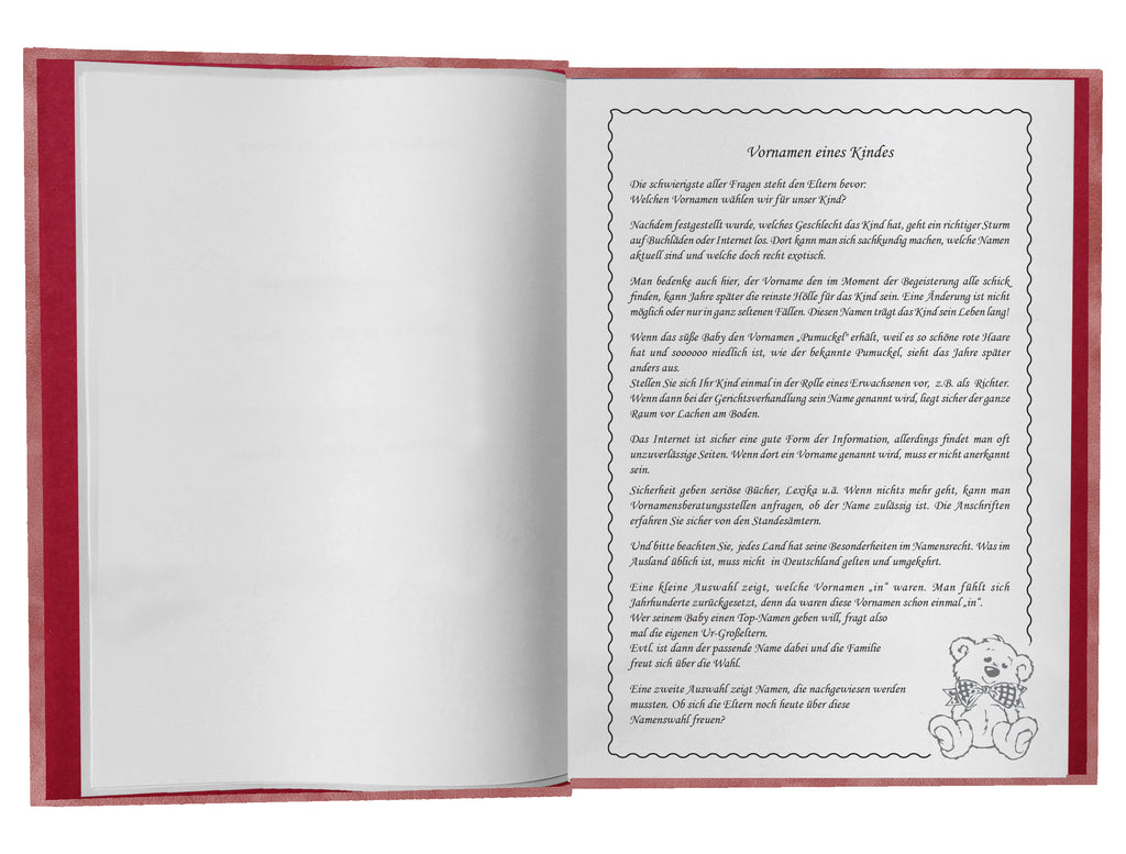 Baby-Stammbuch | Marie