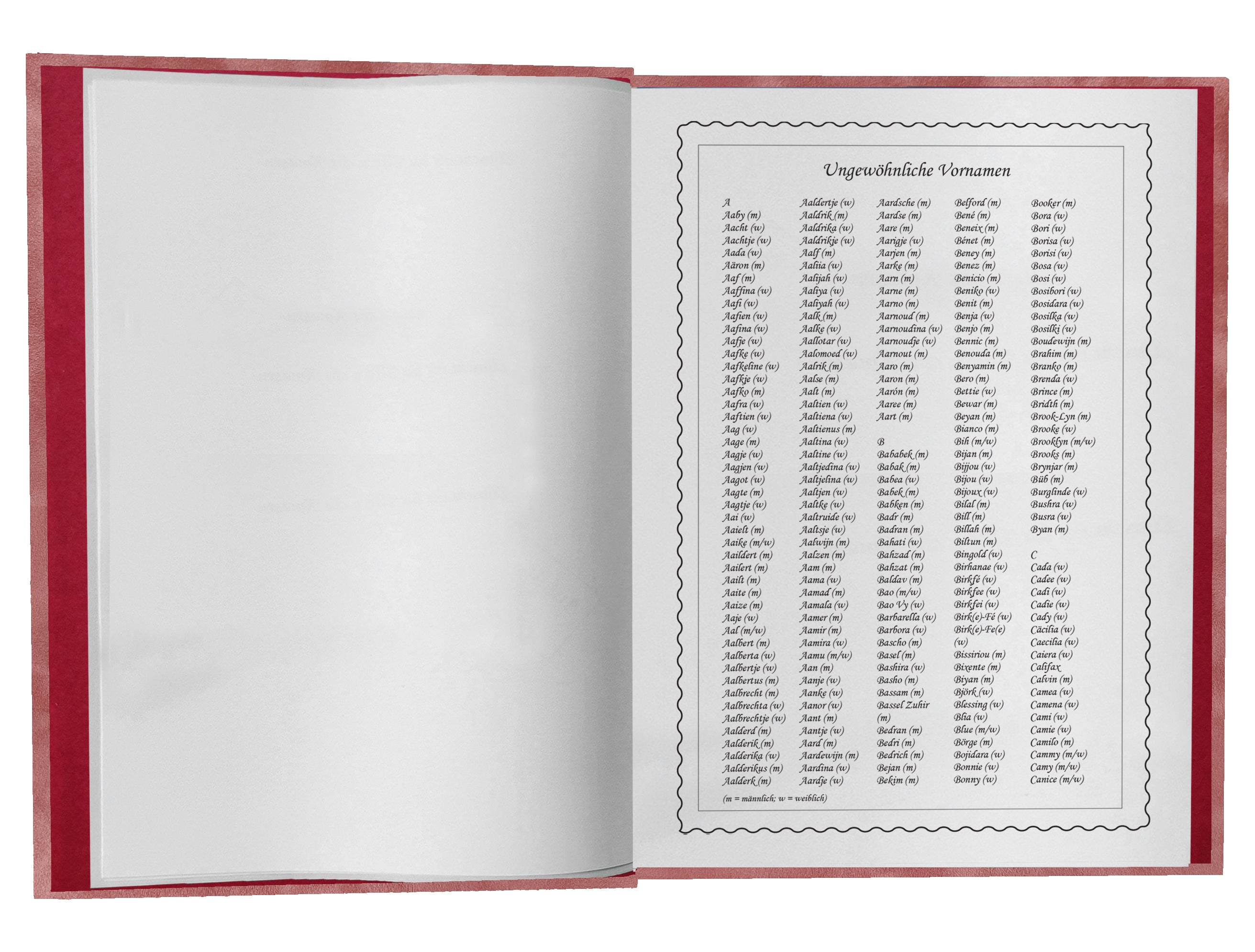 Baby-Stammbuch | Marie