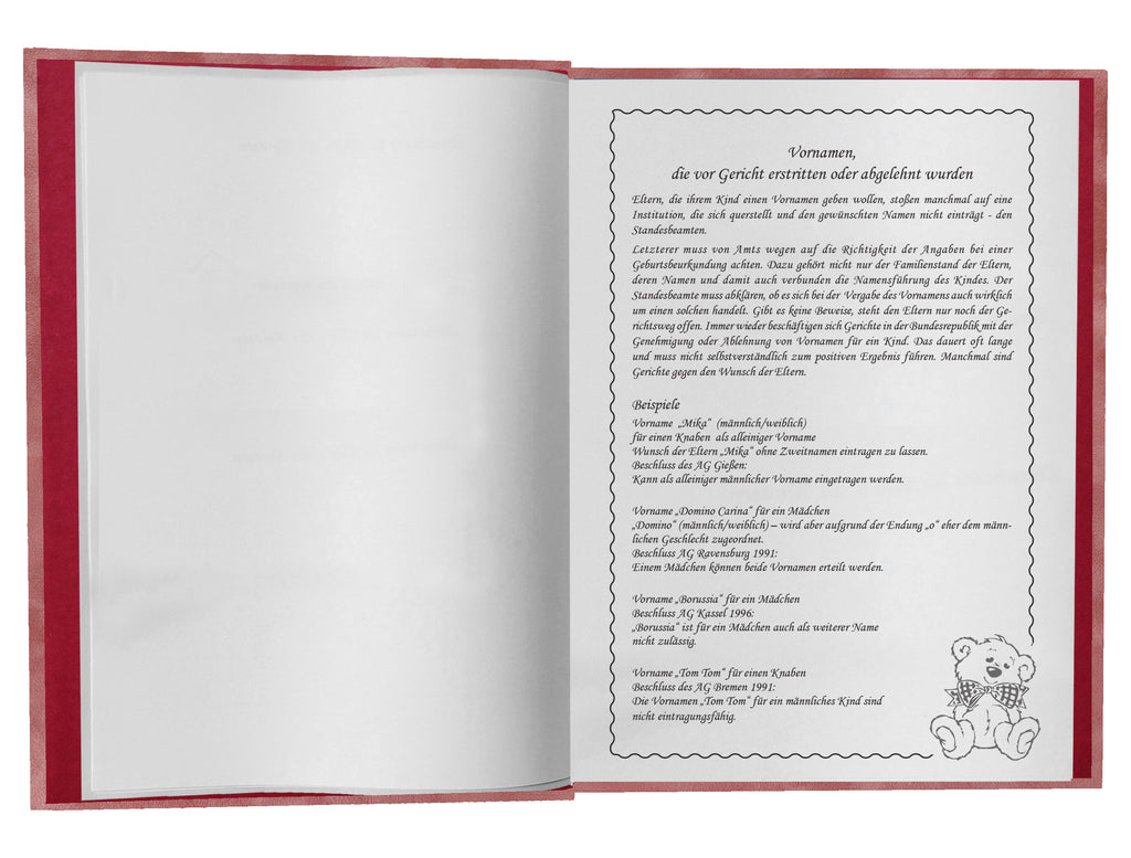 Baby-Stammbuch | Marie