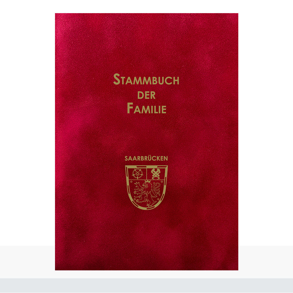 Saarbrücken Wappen - Rubin A5+